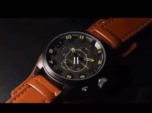 ATW Curren Men Watch: A Casual Analog Leather Timepiece