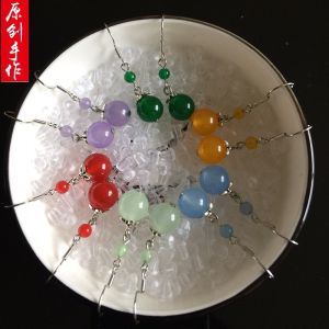 Hoa Tai Ngọc Mã Não Tự Nhiên Mới 2023 Dành Cho Nữ Hợp Kim Bạc Cổ Điển Phong Cách Dân Tộc Hoa Tai Trang Sức Thời Trang Mới