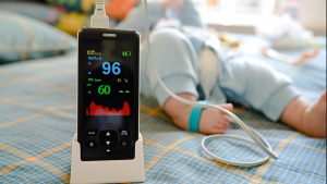 【Ready Stock】HealthTree Rechargeable Infant/Baby Pulse Oximeter Blood Oxygen SpO2 Saturation Meter Heart Rate Monitor