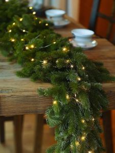 Christmas Artificial Pine Needle Bough Garland