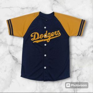 baju Jersey Baseball anak Nevi lengan kubus lis Nevi pakaian outdoor
