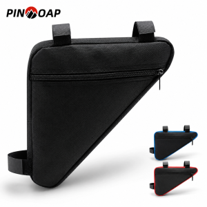 PINMOAP 1PC Road Mountain Bike Triangle Frame Bag Bicycle Storage Pouch For Cycling Tool Phone Holder Commuter Travel Riding