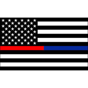 90x150cm Thin Dual Grey Red Black & White Green Blue Line American Flag Support for Police Officers Firefighters First