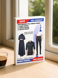 BUKU JAHIT ISI 3 TER LENGKAP RUMUS BAGI PEMULA