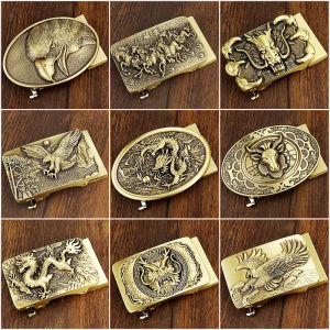 Đầu Khóa Thắt Lưng Da Bằng Đồng Nguyên Chất Ruột Đặc Đầu Khóa Tự Động Đầu Khóa Thắt Lưng Da Hoàn Toàn Bằng Đồng Cho Nam Đầu Khóa Thắt Lưng Thắt Lưng