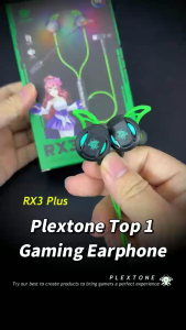 Plextone Mowi RX3 Plus Headset Earphone Gaming Esport Type C With Mic Plus RGB