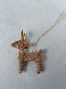 Native Reindeer christmas ornaments