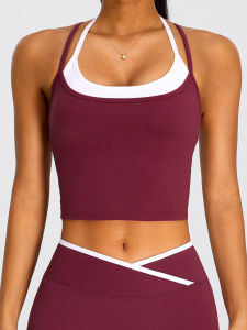 QYUED | Shock-Absorbent Crisscross Yoga Bra Sports