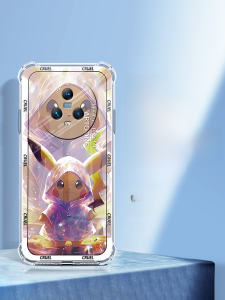 Applicable Honor Magic5 Phone Case New Arrival Magic4pro Protective Case 2024 Dragon Year Fancy Magic3 Zhizhen Version Airbag Drop-Resistant Liquid Silicone All-Inclusive Men and Women Trendy Brand Shell