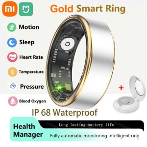 2025 New Smart Ring Gold Photos Control Health Monitior Smartring for Men Women Bluetooth Health Ring Waterproof 5ATM Gift
