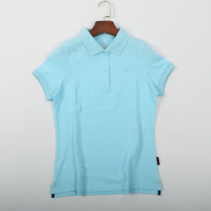 Áo Thun Cổ Bẻ Cotton Hàng Xuất Khẩu Áo Thun Polo Thường Ngày Thoáng Khí Cotton Vải Pique Mùa Hè Ngắn Tay Tôn Dáng Cho Nữ Áo Thể Thao