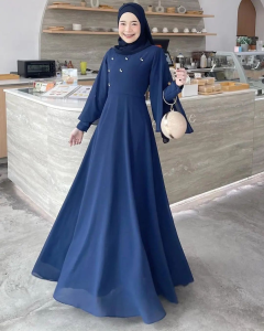 Seraya Dress Ceruty Apk Mutiata Gamis Dewasa Model Terbaru 2024 Remaja Dress Wanita Muslim Kondangan