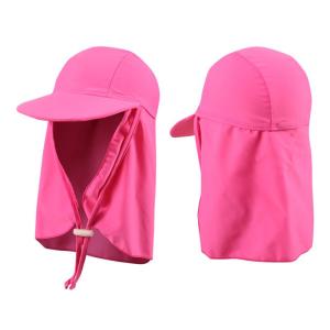 Sun Protection Elastic Large Brim Hat Windproof Sandproof UV Resistant