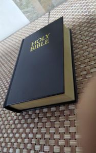 HARD BOUND LARGE PRINT COMPACT KJV HOLY BIBLE WITH RED LETTERS
