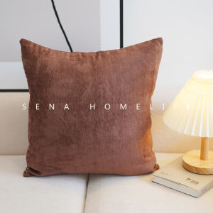 Cushion Cover ผ้าฝ้ายโพลีเอสเตอร์ ทรงสี่เหลี่ยม ลายสก็อต ไม่รวมฟองน้ำ สำหรับโซฟา ห้องนั่งเล่น บ้าน วัสดุอื่นๆ ปักลายเรขาคณิต