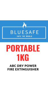 BLUESAFE Firetech 1kg Fire Extinguisher Portable ABC Powder for CAR or HOME