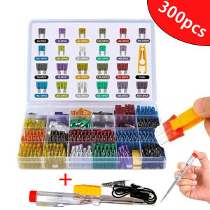 60/120/220/300PcsCar Fuse Blade Fuse Kit Fuses Automatic Truck Blade The Fuse Insurance Insert Insurance of Piece Lights Auto te