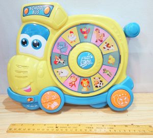 Hap-P-Kid Spin n Learn School Bus
