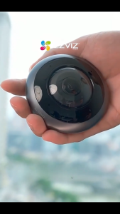EZVIZ E4p 3K+ Smart WiFi Panoramic Fisheye Camera 360° Indoor CCTV AI Human Detection Two-Way Talk Color Night Vision Dual-Band WiFi 2.4G/5G Type-C microSD 512GB Home Security Camera