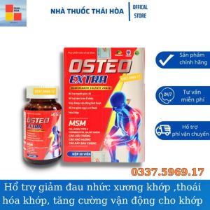 Viên xương khớp Osteo - Hổ trợ giảm đau khớp - Thoái hóa khớp - Thoái hóa đốt sống - Tăng cường bôi trơn sụn khớp