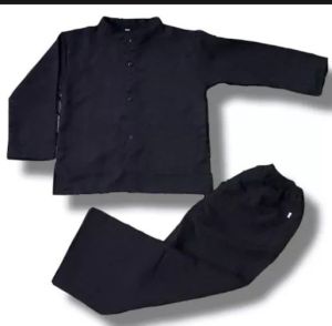 Stelan pangsi hitam polos Baju pangsi anak sd laki laki