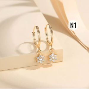 Anting Tusuk Motif Bunga Korea Earring Fashion Premium Perhiasan CXB9102023