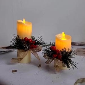 Nến Điện Tử Vintage NEN15 Trang Trí Decor Giáng Sinh TTNTSS092