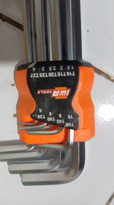 Iwa Kunci L Hexagonal Long Set 9pcs Kunci L set Panjang Extra Long Set 9 Pcs 1.5mm - 10mm