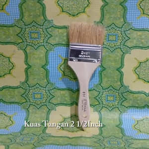 Kuas Tangan 2.5" PerlusinTanpa Vernis 611 Merk Eterna