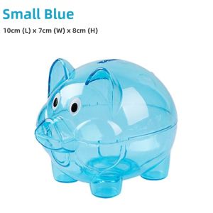 ZHENG FU | Childrens Transparent Pig Shaped Money Box