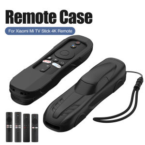 Silicone Protective Case for Xiaomi Mi TV Box S (2nd Gen) Remote/Mi TV Stick/Mi Box S/4A /4C/4X/4S Remote Cover with Lanyard