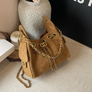 Túi Đeo Chéo Da Lộn Thời Trang Cho Nữ Túi Đeo Vai Đơn Túi Đeo Chéo Dưới Cánh Tay Túi Đeo Chéo Hình Thùng Nhỏ Túi Đeo Chéo Thường Ngày