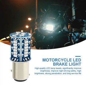 AUTOFun Lampu rem LED sepeda motor 1157 30SMD Lampu belakang berkedip lampu rem