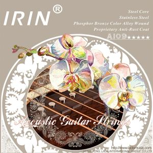 IRIN | IRIN Acoustic Guitar Strings Stainless Steel Wire Copper Alloy Wound Strings Folk Guitarra Strings Beginners Guitar Accessories