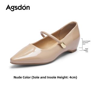 Agsdon | Height Increasing Elegant Mary Jane Shoes for Women