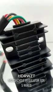 125cc scooter/motorcycle rectifier CG125/FXD125 voltage regulator 5 Pins GY6125 charger 5-wire male connector