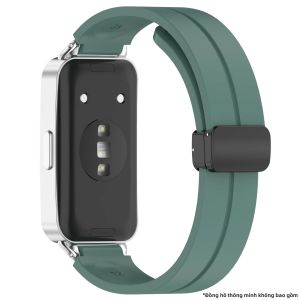Huawei Band 11/11Pro Dây Đeo Đồng Hồ Bằng Silicon Thay Thế Dây Đeo Có Khóa Từ Tính Tương Thích Với Phụ Kiện Vòng Đeo Tay Thể Thao Band 10/9/8