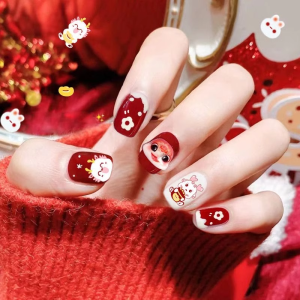 GANGHOU | Elegant and Whitening Girls Ancient Style Wearable Nail Stickers
