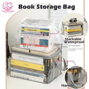 Transparent Book Storage Bag & Multi-function Organizer: A Durable Solution