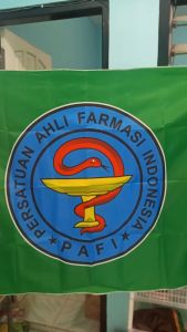 Bendera PAFI Persatuan Ahli Farmasi Indonesia Rumbai