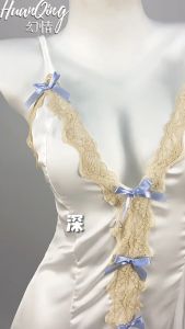 SatisfClothe 🌜🌜ชุดนอนเซ็กซี่ ชุดเดรสสายเดี่ยว สายสะพายไหล่ปรับได้ ใส่สบาย ผ้าดีมาก