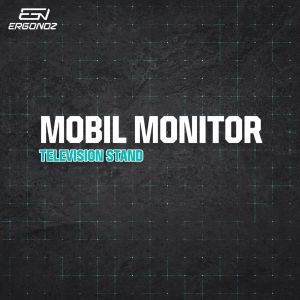 ERGONOZ ขาตั้งทีวี ปรับความสูง ล้อเคลื่อนที่ได้สะดวก (EGN-MOBIL01-W)