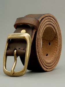 First Layer Pure Cattlehide Copper Pin Buckle Belt: A Comprehensive Guide
