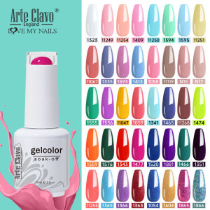 Arte Clavo 15ml Gel Polish Set Semi-permanent Summer Hot Sale Gel Varnish for Nails Lacquer Soak Off UV LED Nail Gel Polish