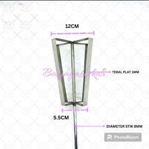 baling baling pengaduk adonan martabak anti karat full stainless / mata stik bor adonan mata bor mixer