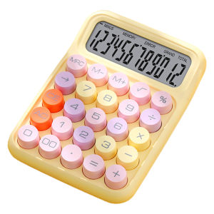 Creative Colorful Calculator Mechanical Keyboard Calculator Portable Mechanical Switch Calculator for Home School Office