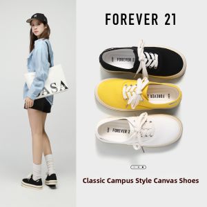 Forever 21 | Breathable Casual Low-Top Canvas Shoes for Women