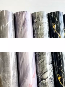 MISN PVC Marble Wallpaper Sticker Waterproof Vinyl Wallpaper Room Design Wall for Cement Wall Sticker Foam Roll