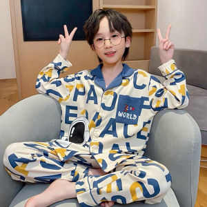 XINQIGUO | Cotton Childrens Sleepwear Long Sleeve Set