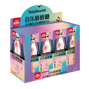 ขนมปังกลิ่นผลไม้ Amos Music Lollipop ส่งผ่านกระดูก ขนมปังกลิ่นผลไม้สำหรับเด็กวันเกิด วันวาเลนไทน์ ของขวัญสุขสันต์วันเกิด